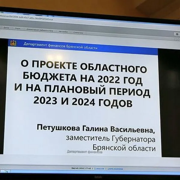 Контрольно-счетная палата Брянской области проводит экспертно-аналитическое мероприятие «Экспертиза и подготовка заключения на проект закона Брянской области «Об областном бюджете на 2022 год и на плановый период 2023 и 2024 годов» - фото 1